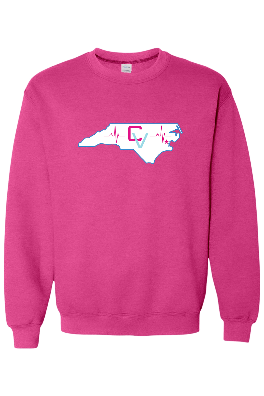 Carolina Vibe Volleyball Adult Heavyweight Sweatshirt Signature Lacrosse