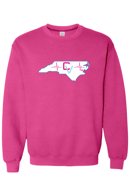 Carolina Vibe Volleyball Adult Heavyweight Sweatshirt Signature Lacrosse
