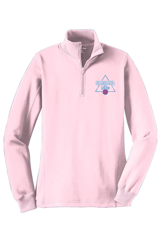 Carolina Vibe Volleyball Adult Women's Embroidered Quarter-Zip Pullover Signature Lacrosse