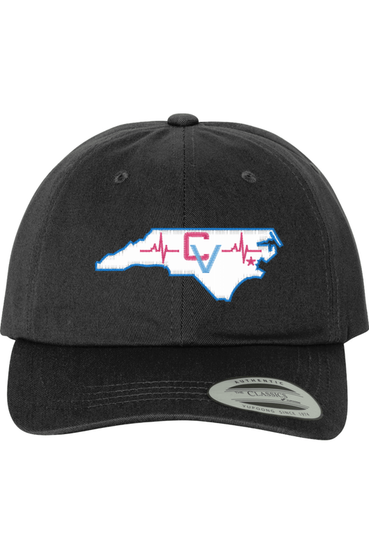 Carolina Vibe Volleyball Embroidered Dad Hat Signature Lacrosse