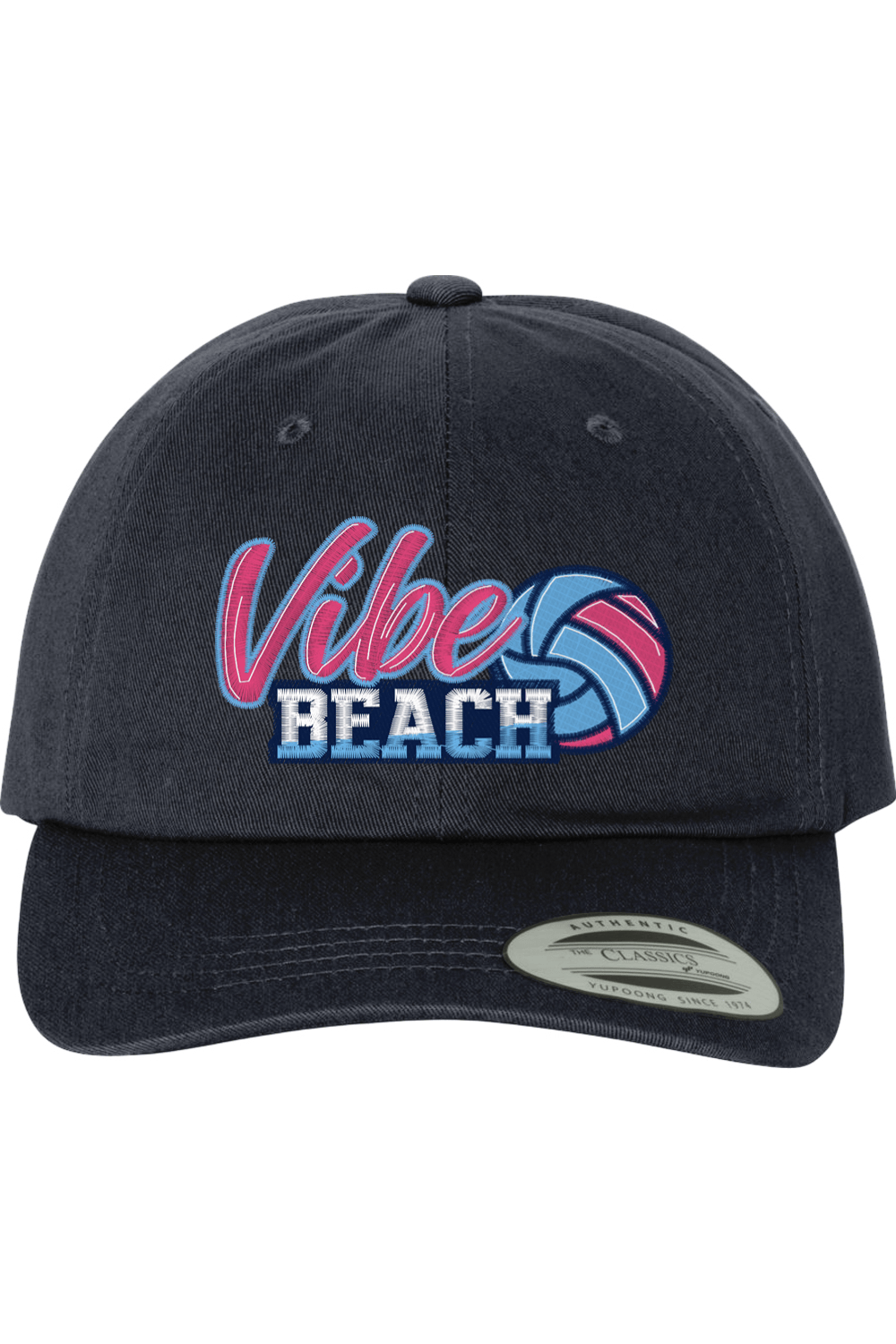 Carolina Vibe Volleyball Embroidered Dad Hat Signature Lacrosse