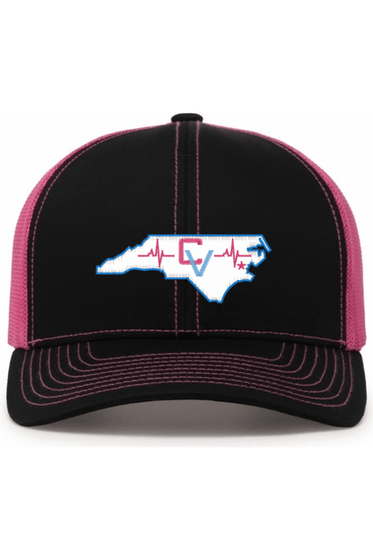 Carolina Vibe Volleyball Embroidered Trucker Hat Signature Lacrosse
