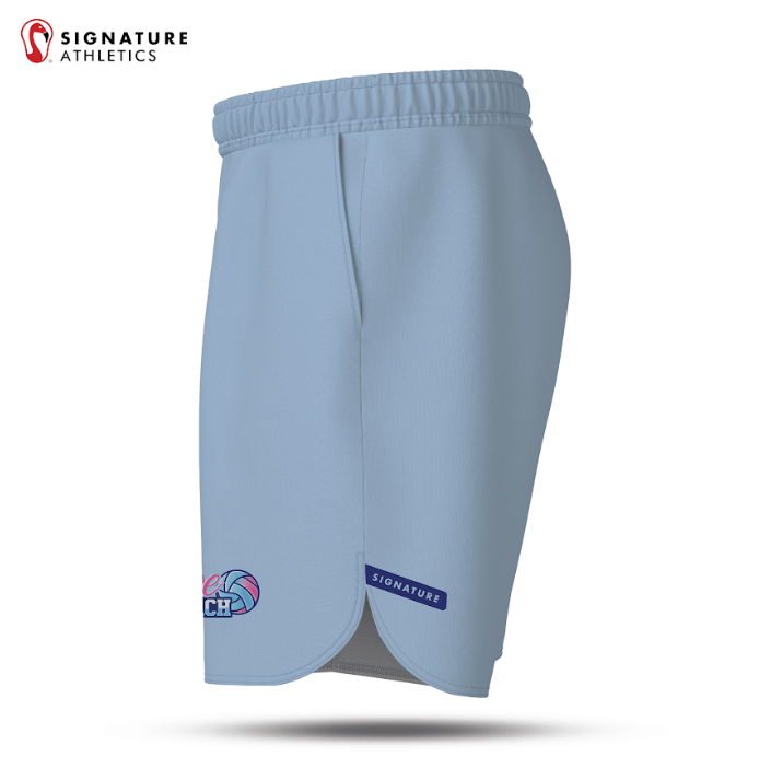 Carolina Vibe Volleyball Men's Pro Game Short Light Blue Signature Lacrosse