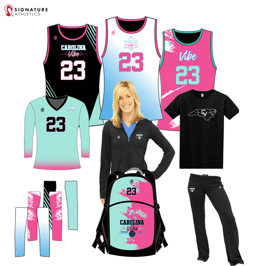 Carolina Vibe Volleyball NATIONAL Women's 11 Piece Player Package Signature Lacrosse