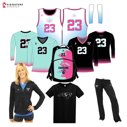 Carolina Vibe Volleyball STATE Women's 8 Piece Player Package Signature Lacrosse
