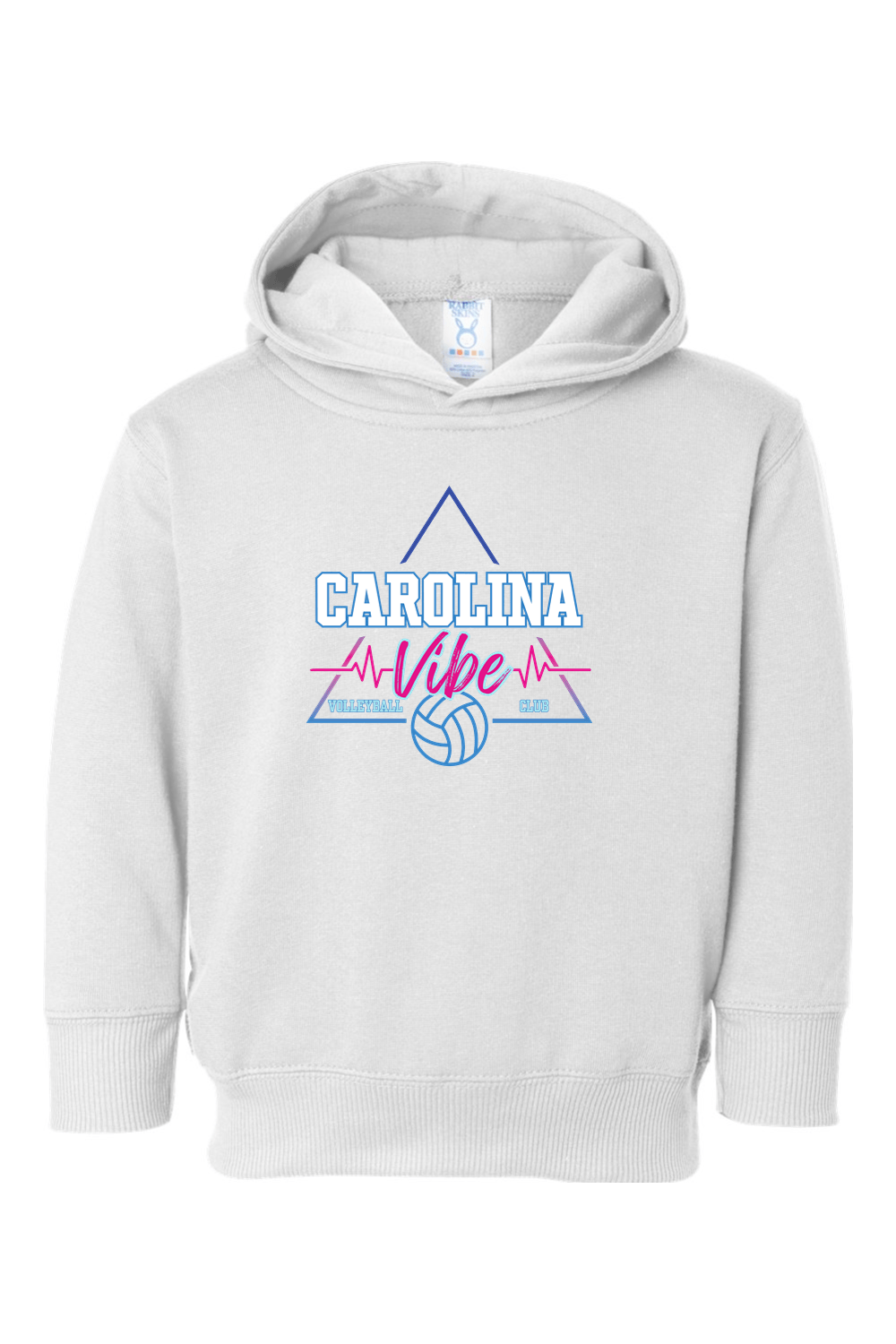 Carolina Vibe Volleyball Toddler Fleece Hoodie Signature Lacrosse