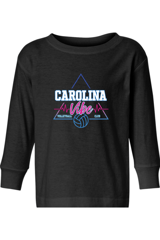 Carolina Vibe Volleyball Toddler Long Sleeve T-Shirt Signature Lacrosse