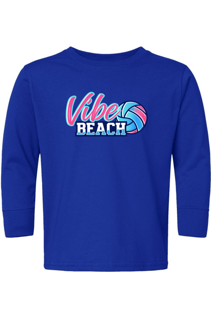 Carolina Vibe Volleyball Toddler Long Sleeve T-Shirt Signature Lacrosse