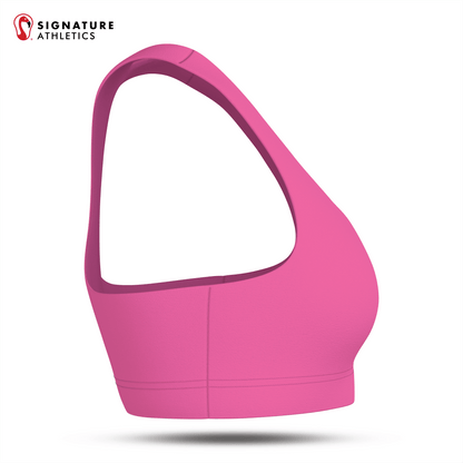 Carolina Vibe Volleyball Women's Pro Sports Bra Hot Pink Signature Lacrosse