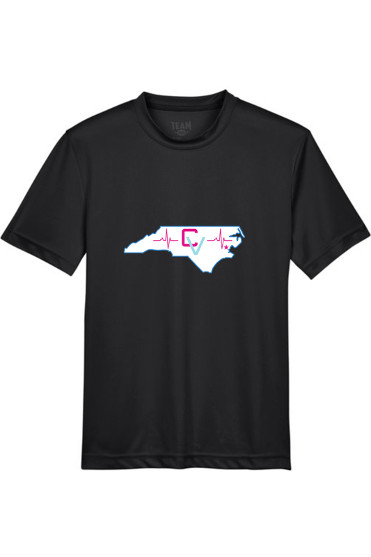 Carolina Vibe Volleyball Youth Athletic T-Shirt Signature Lacrosse