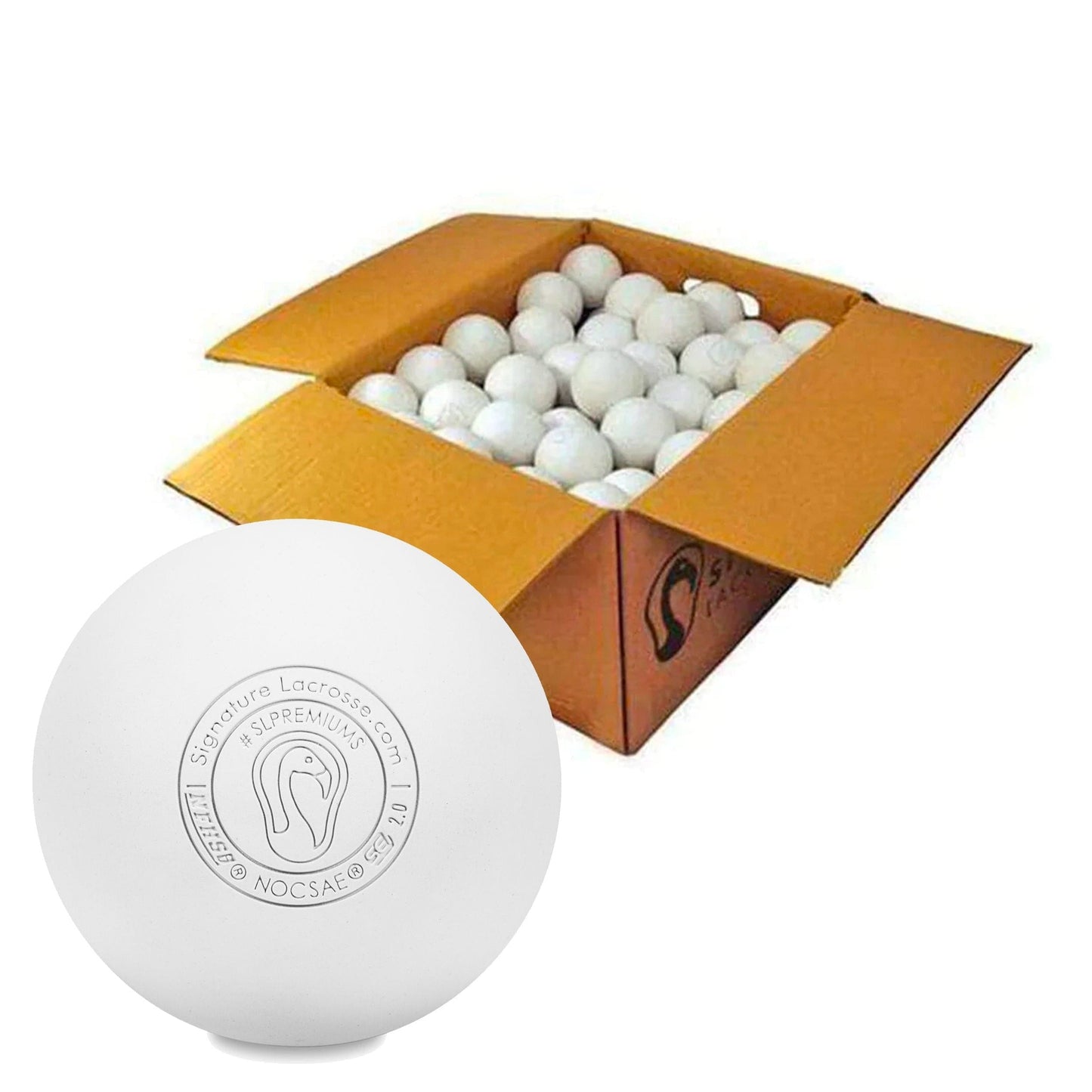 Case of 100 Signature Premium NOCSAE NFHS NCAA Lacrosse Balls Signature Lacrosse