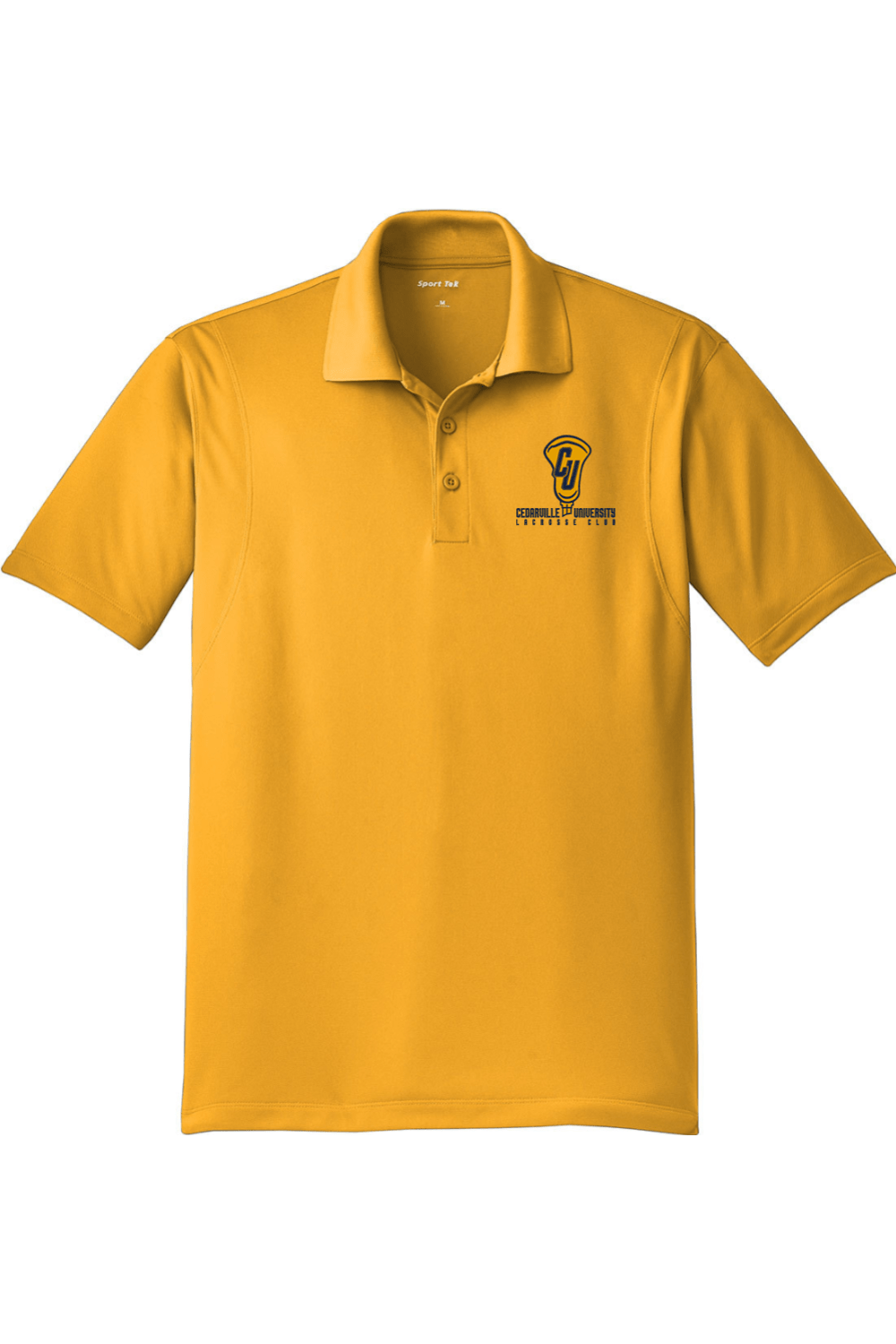 Cedarville University LC Adult Embroidered Athletic Polo Signature Lacrosse