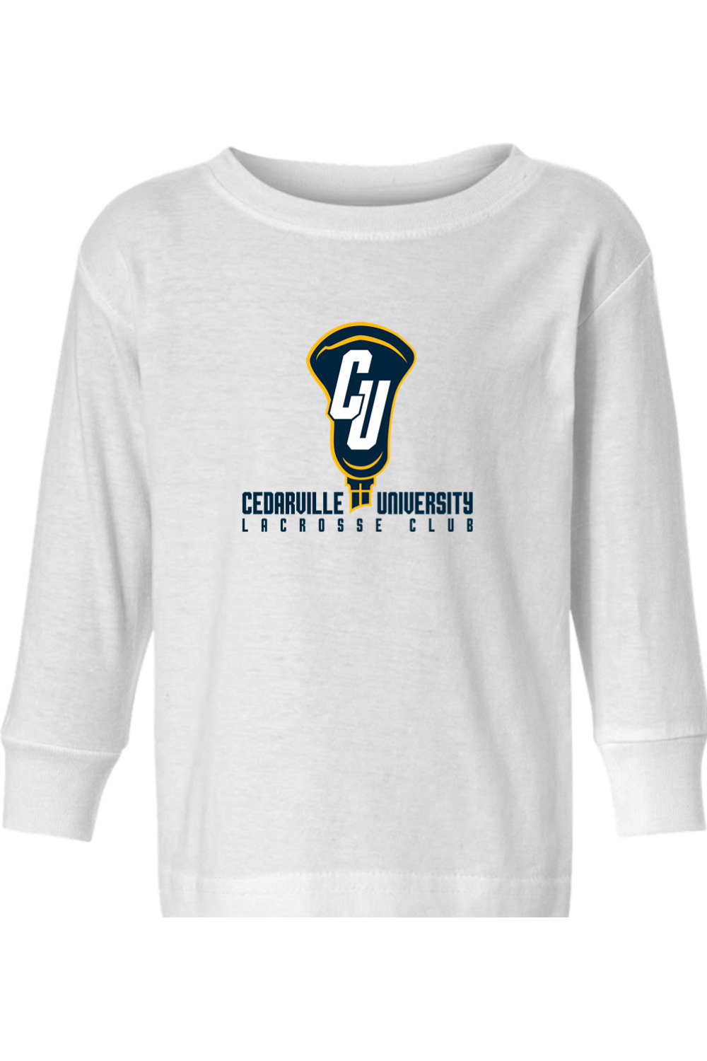 Cedarville University LC Toddler Long Sleeve T-Shirt Signature Lacrosse