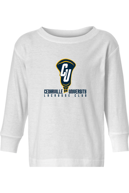 Cedarville University LC Toddler Long Sleeve T-Shirt Signature Lacrosse