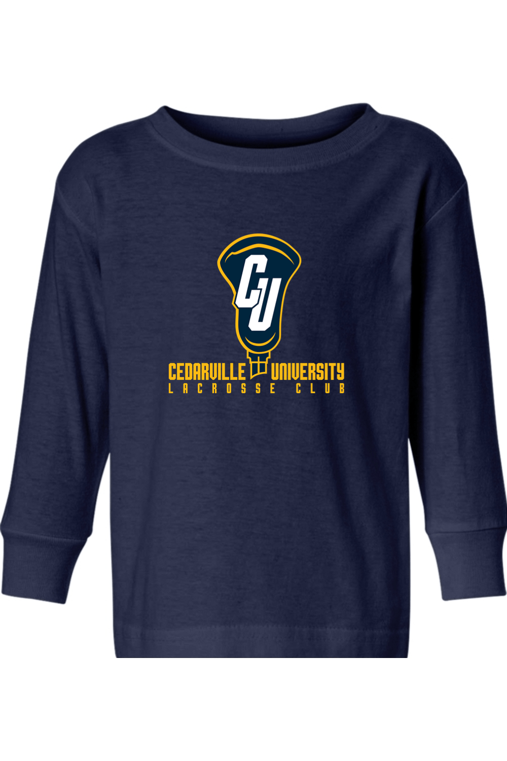 Cedarville University LC Toddler Long Sleeve T-Shirt Signature Lacrosse