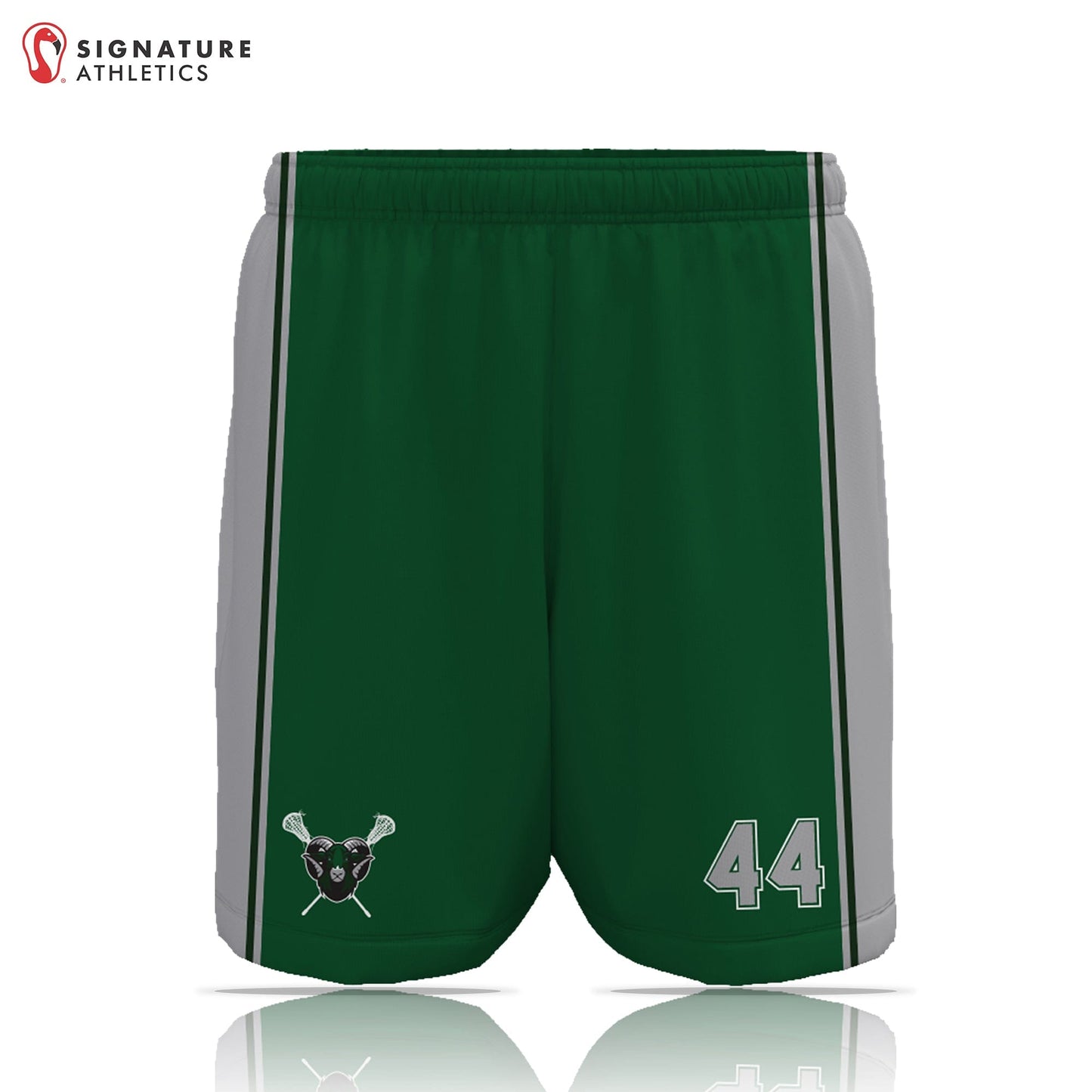 Central Dauphin Lacrosse Men's Player Game Shorts:  6/8U Signature Lacrosse