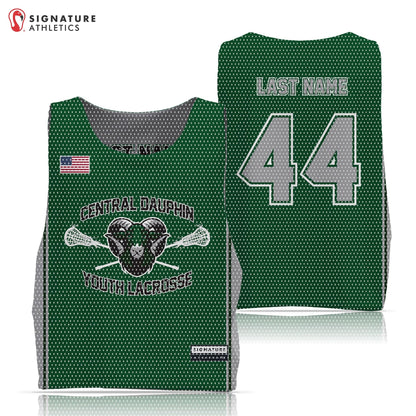 Central Dauphin Lacrosse Men's Player Reversible Practice Pinnie Signature Lacrosse