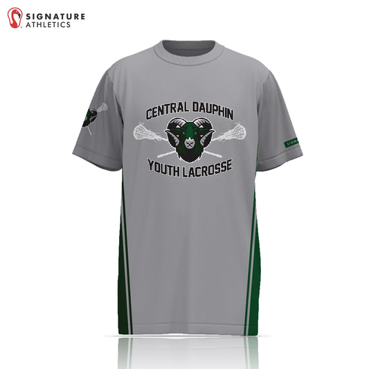 Central Dauphin Lacrosse Player Short Sleeve Shooting Shirt: 10U Signature Lacrosse