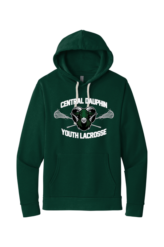 Central Dauphin Rams LC Adult Premium Lightweight Hoodie Signature Lacrosse