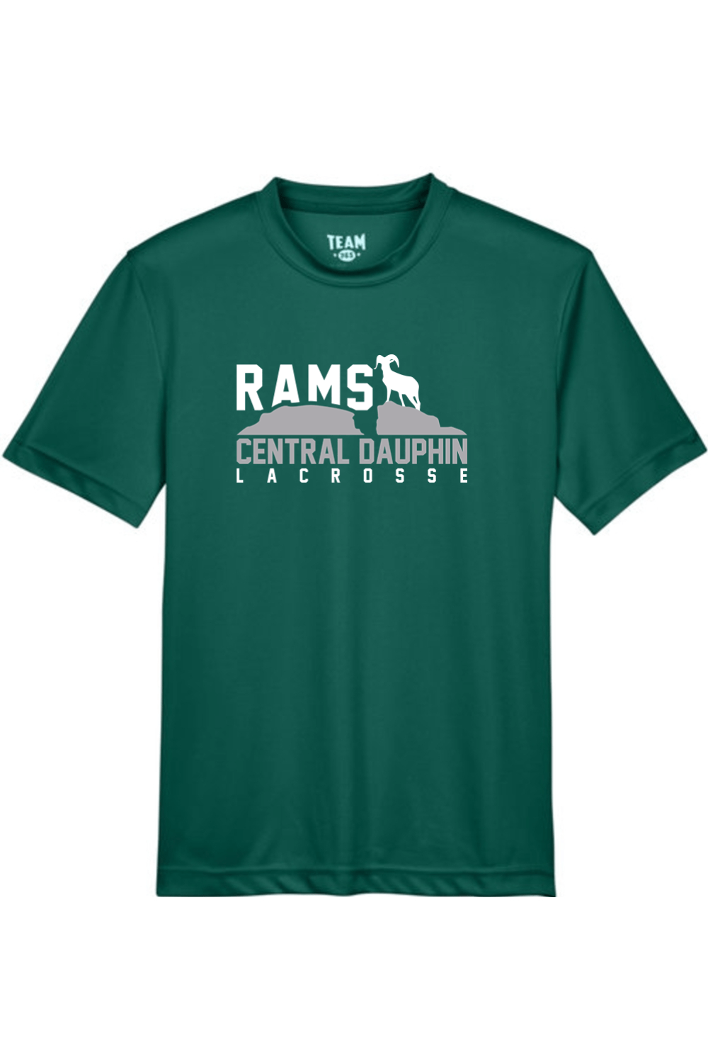 Central Dauphin Rams LC Youth Athletic T-Shirt Signature Lacrosse