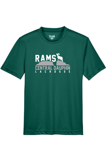 Central Dauphin Rams LC Youth Athletic T-Shirt Signature Lacrosse