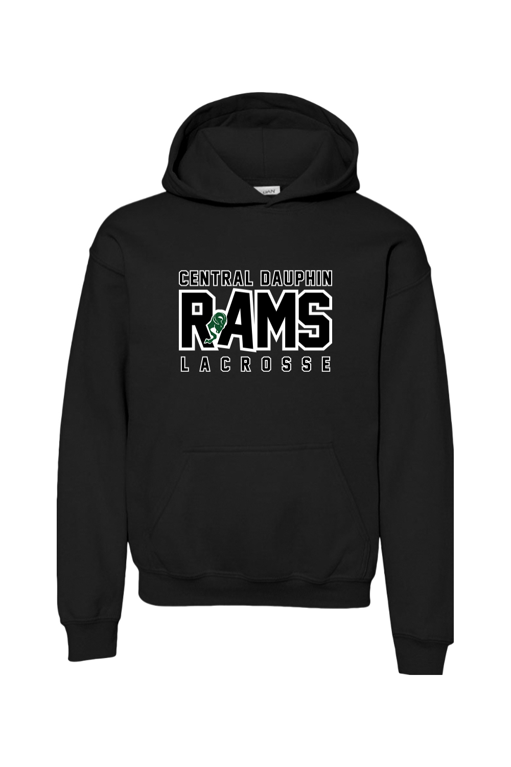 Central Dauphin Rams LC Youth Hoodie Signature Lacrosse