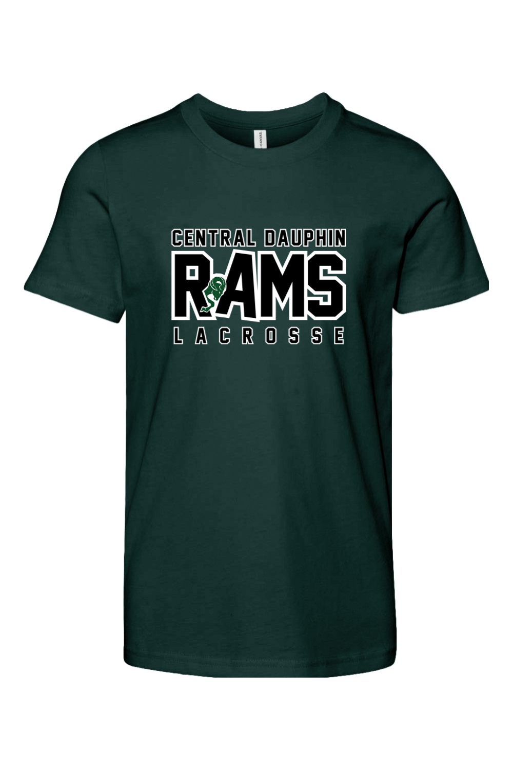 Central Dauphin Rams LC Youth Lifestyle T-Shirt Signature Lacrosse