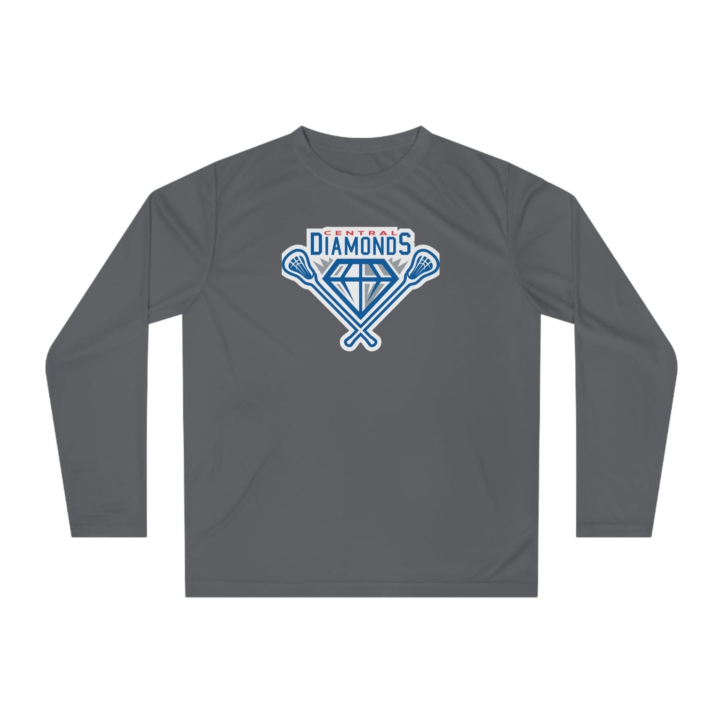 Central Diamonds Adult Athletic Long Sleeve Signature Lacrosse