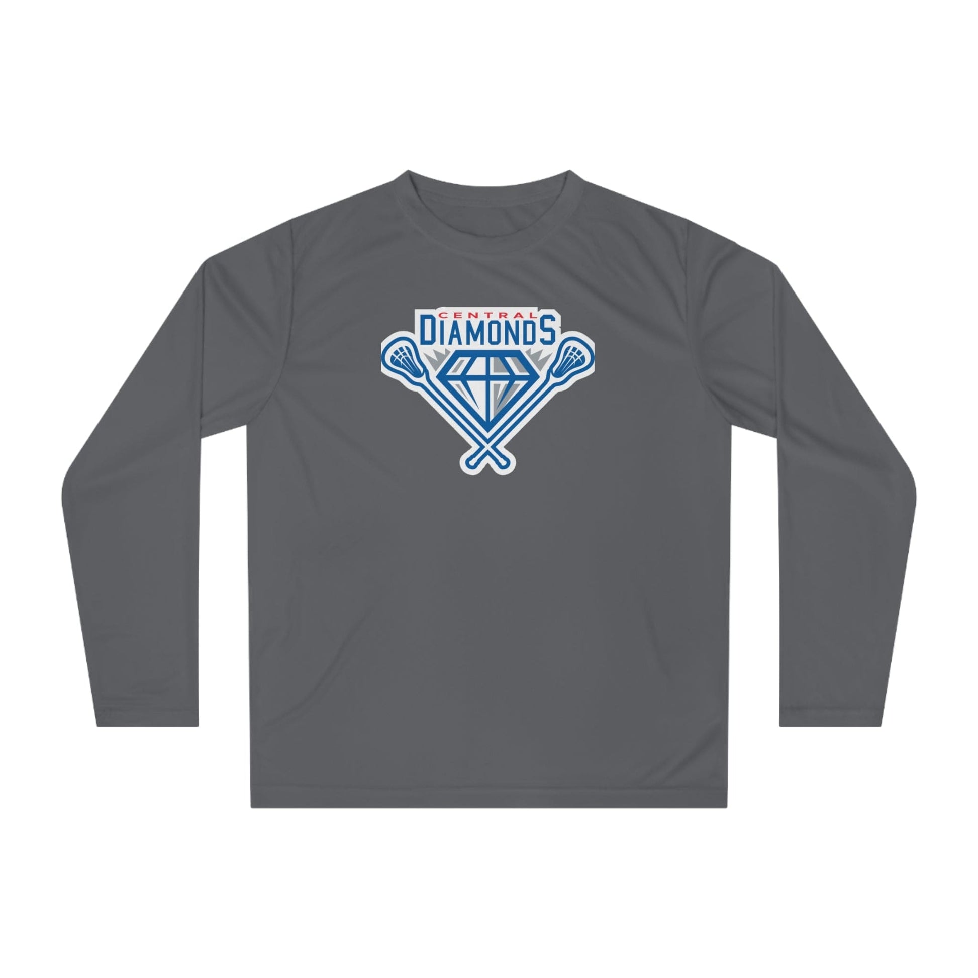 Central Diamonds Adult Athletic Long Sleeve Signature Lacrosse