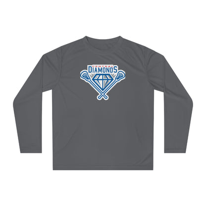 Central Diamonds Adult Athletic Long Sleeve Signature Lacrosse