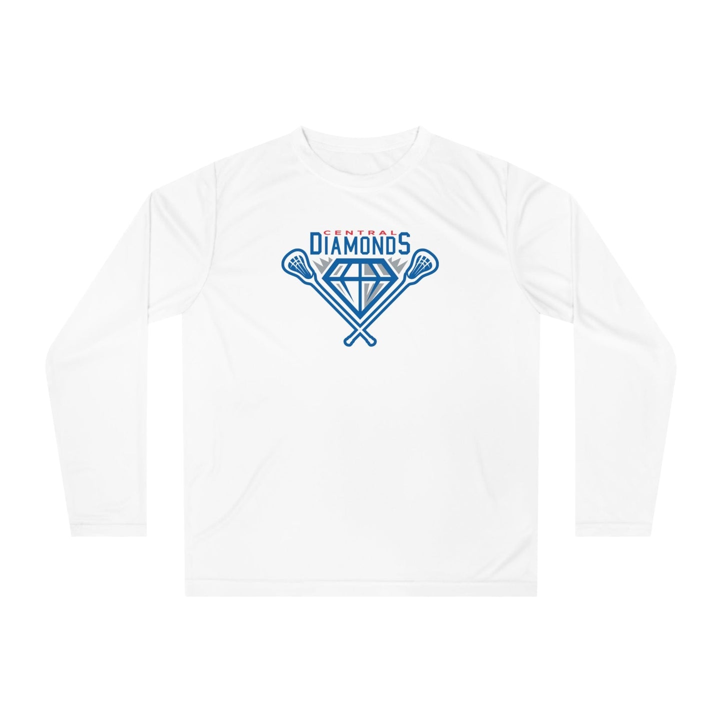 Central Diamonds Adult Athletic Long Sleeve Signature Lacrosse