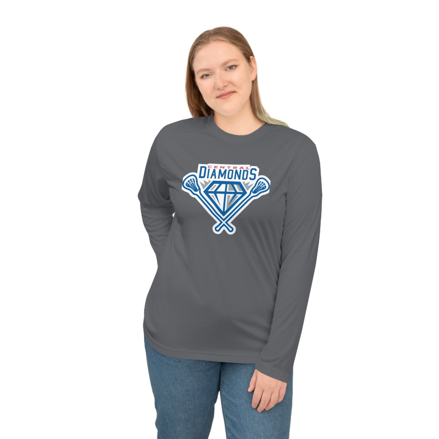 Central Diamonds Adult Athletic Long Sleeve Signature Lacrosse