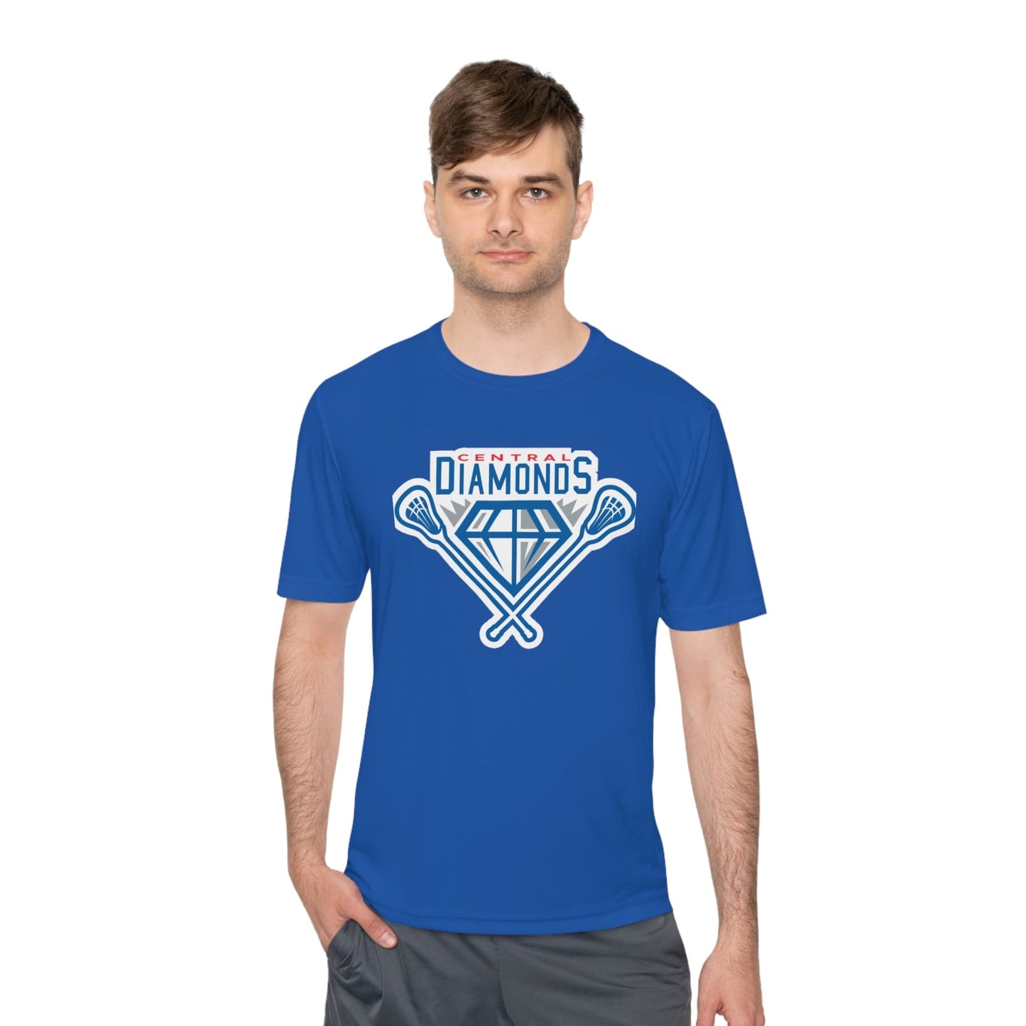 Central Diamonds Adult Athletic T-Shirt Signature Lacrosse