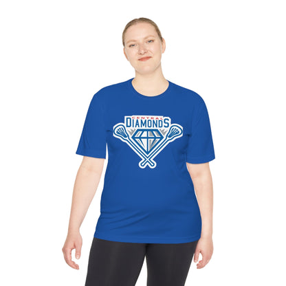 Central Diamonds Adult Athletic T-Shirt Signature Lacrosse