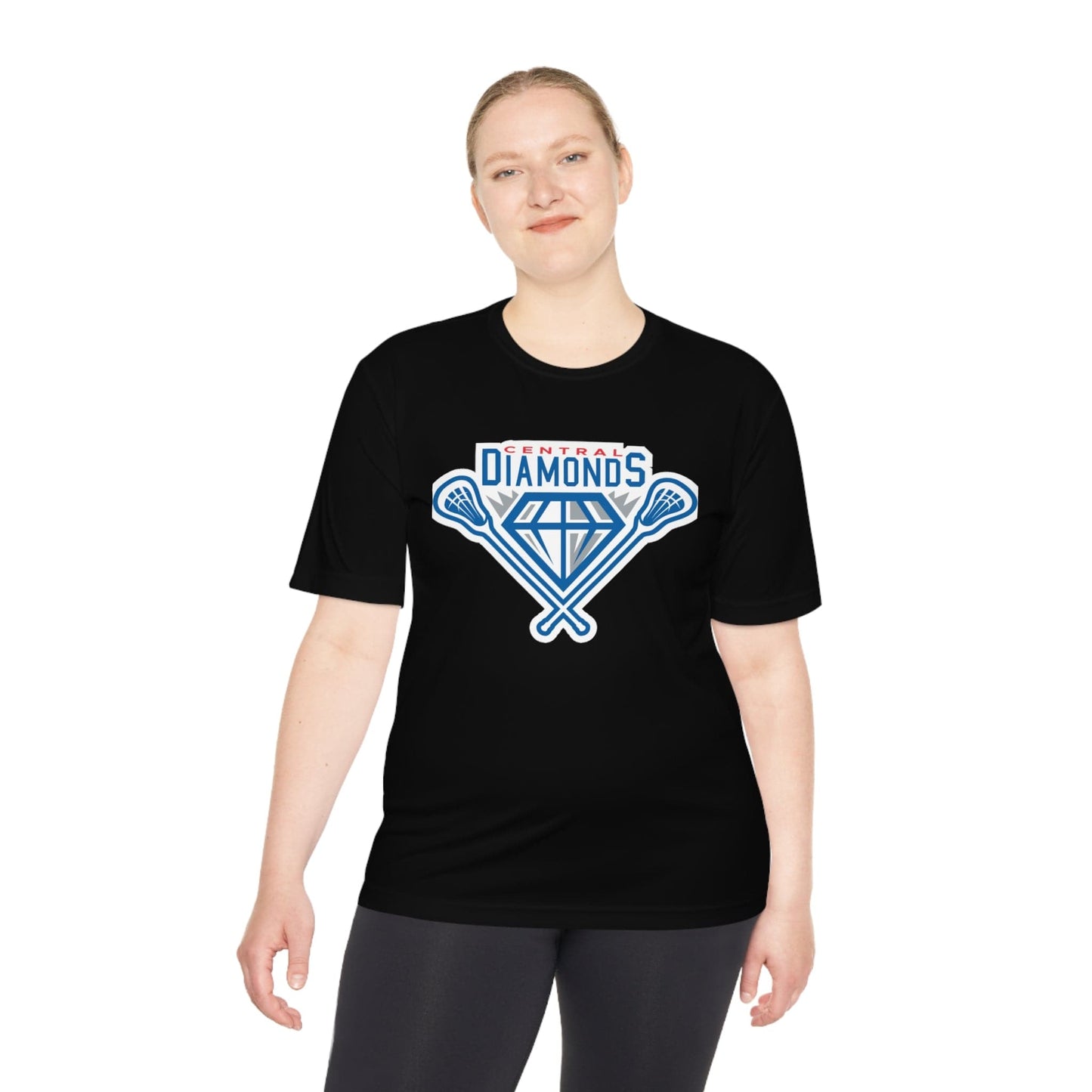 Central Diamonds Adult Athletic T-Shirt Signature Lacrosse