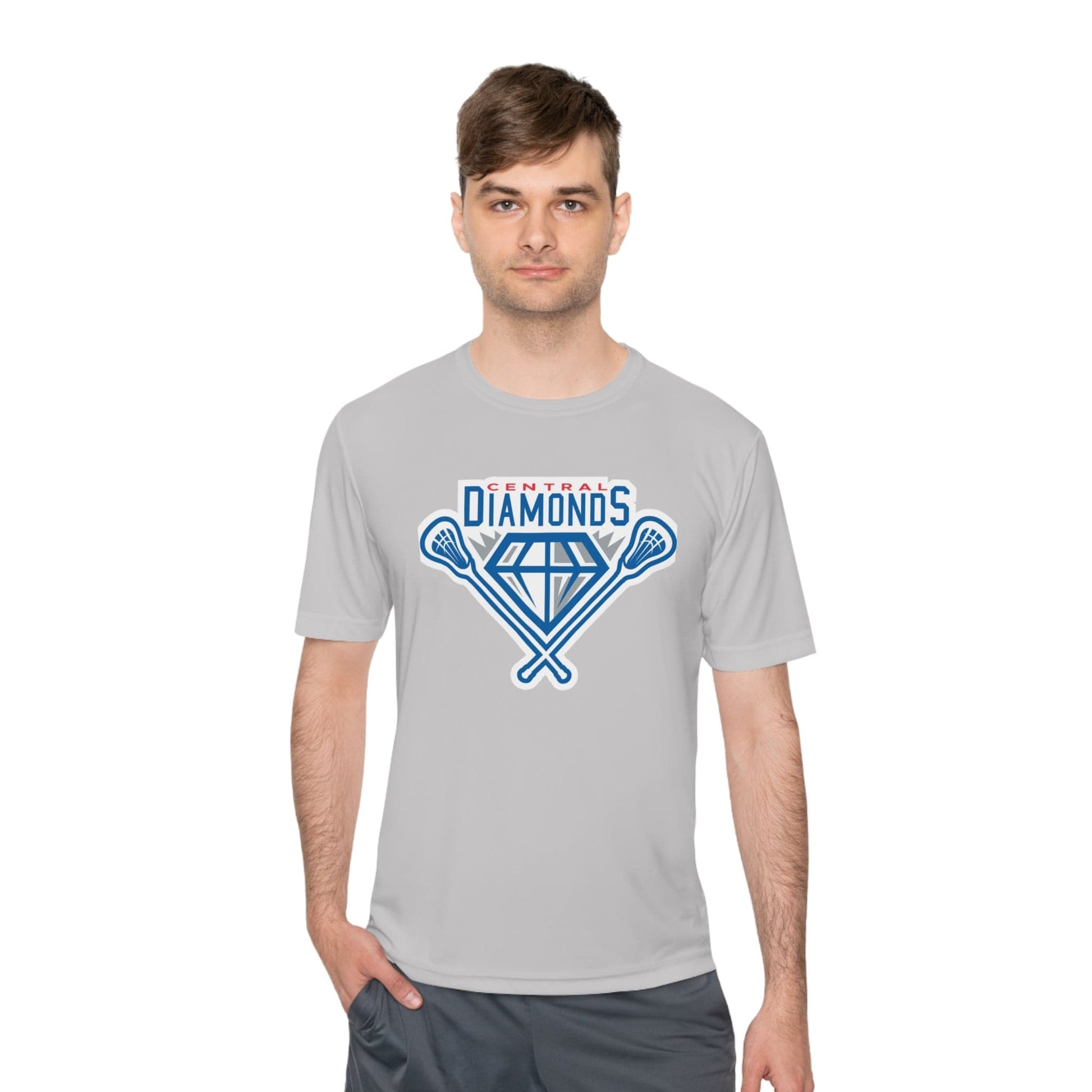 Central Diamonds Adult Athletic T-Shirt Signature Lacrosse