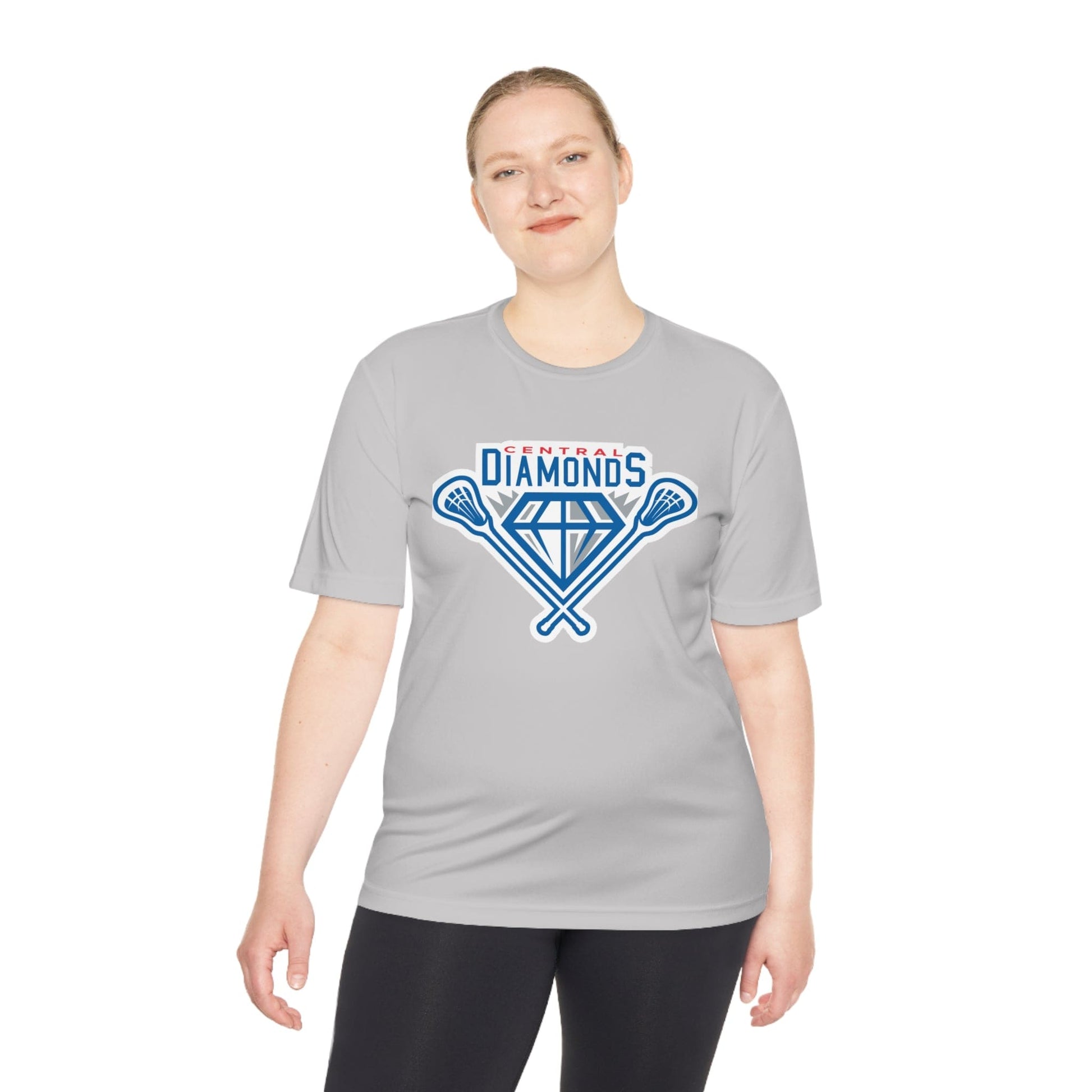 Central Diamonds Adult Athletic T-Shirt Signature Lacrosse