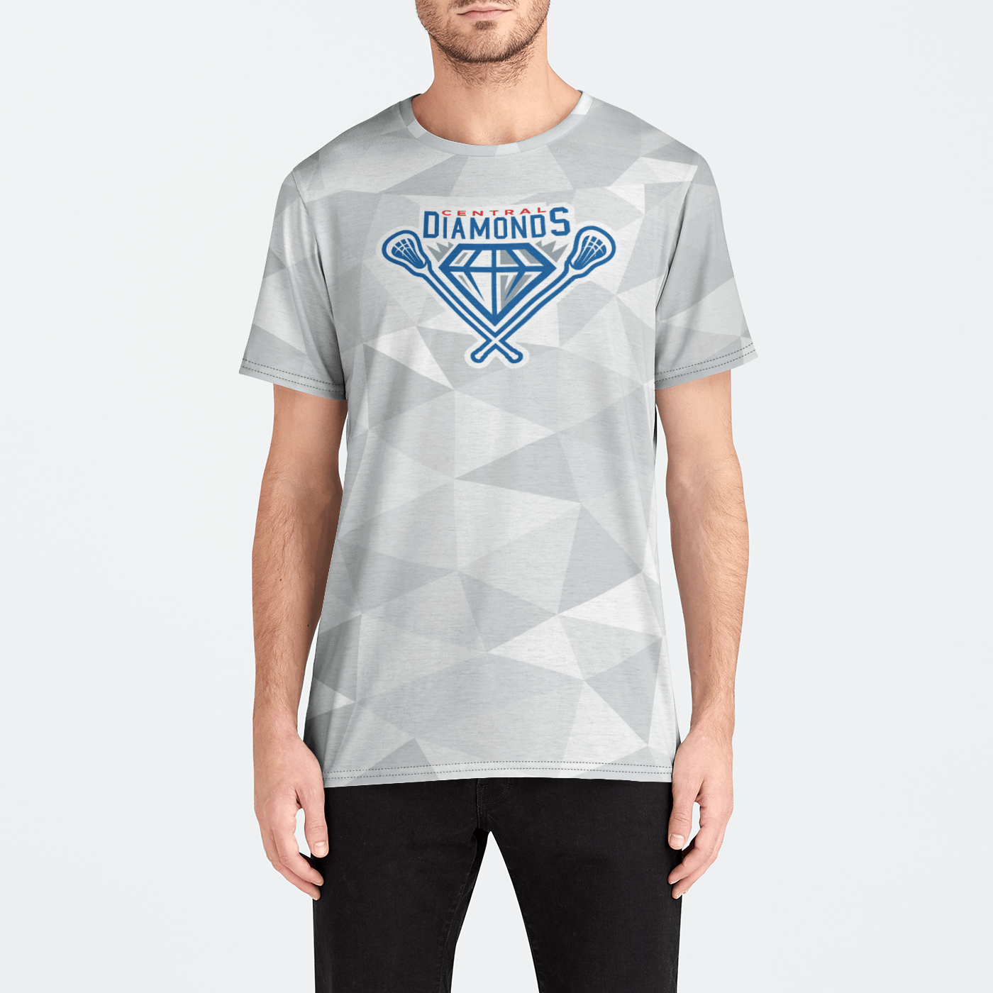 Central Diamonds Adult Athletic T-Shirt (Men's) Signature Lacrosse