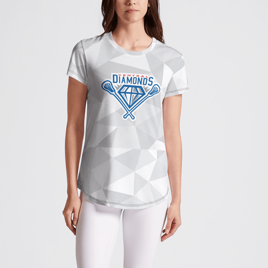 Central Diamonds Adult Athletic T-Shirt (Women's) Signature Lacrosse