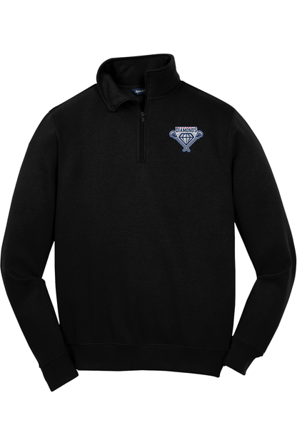 Central Diamonds Adult Embroidered Quarter-Zip Pullover Signature Lacrosse