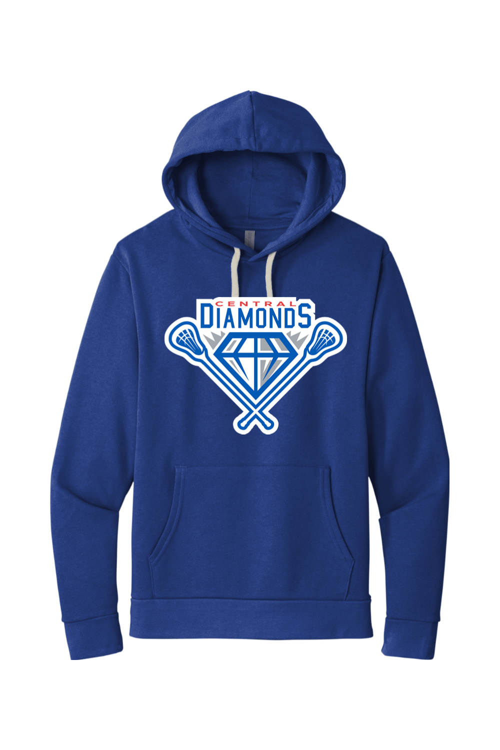 Central Diamonds Adult Premium Lightweight Hoodie Signature Lacrosse
