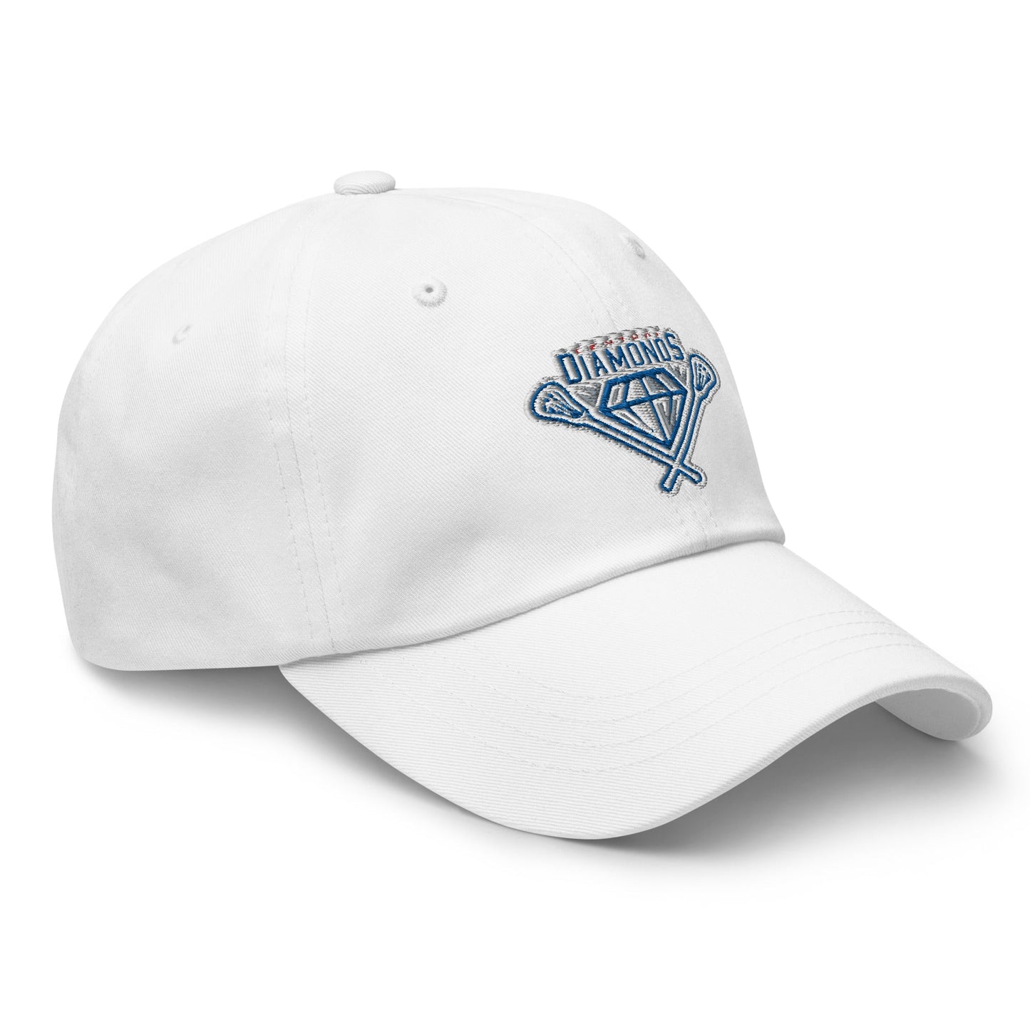 Central Diamonds Embroidered Dad Hat Signature Lacrosse