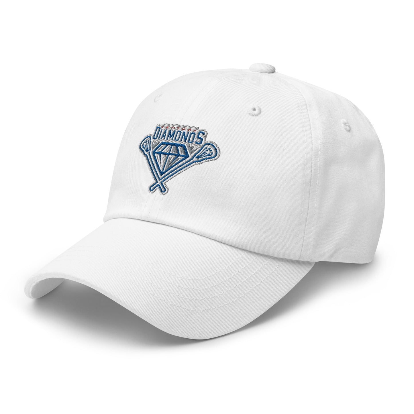 Central Diamonds Embroidered Dad Hat Signature Lacrosse