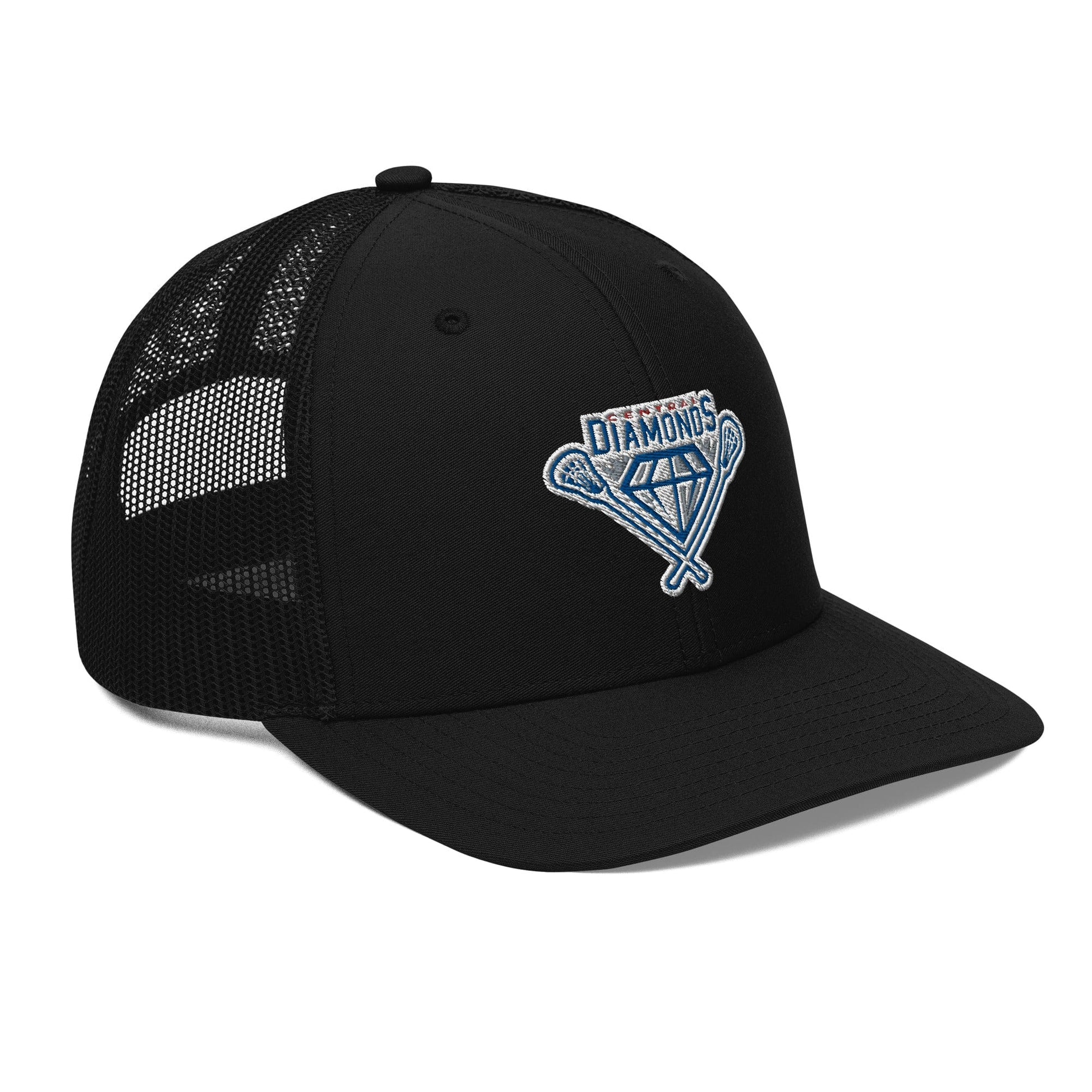Central Diamonds Embroidered Trucker Hat Signature Lacrosse