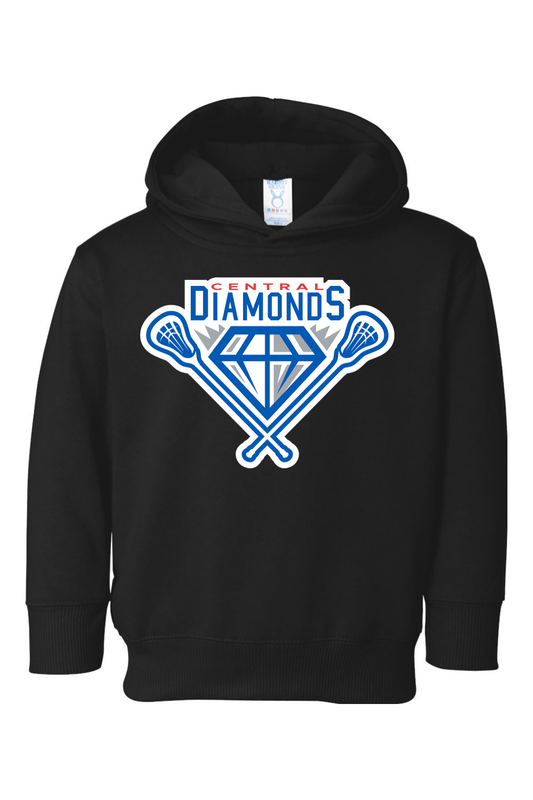 Central Diamonds Toddler Fleece Hoodie Signature Lacrosse