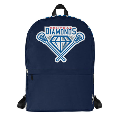 Central Diamonds Travel Backpack Signature Lacrosse
