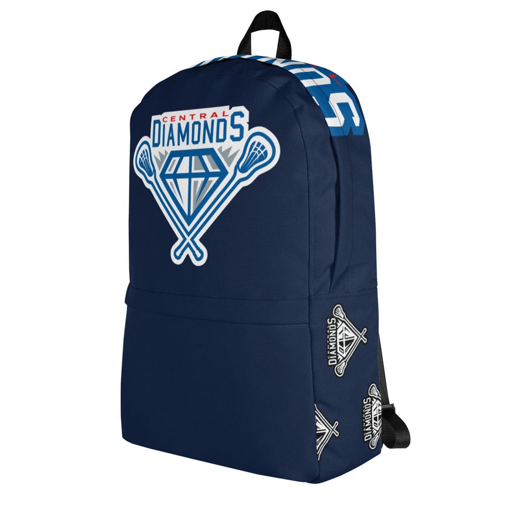 Central Diamonds Travel Backpack Signature Lacrosse
