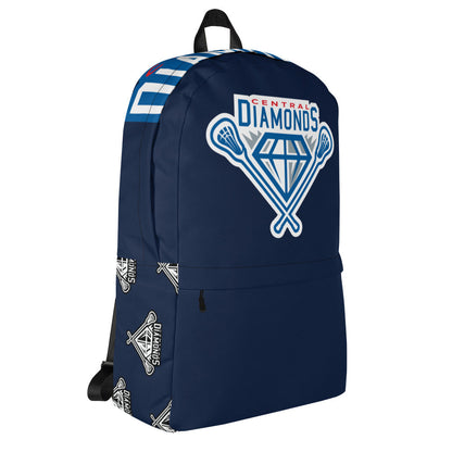 Central Diamonds Travel Backpack Signature Lacrosse