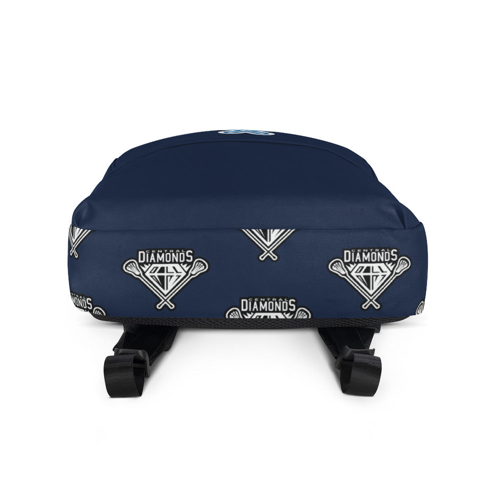 Central Diamonds Travel Backpack Signature Lacrosse