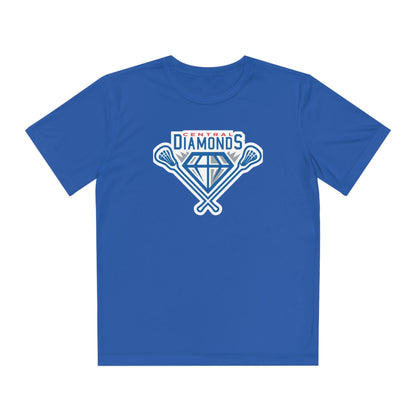 Central Diamonds Youth Athletic T-Shirt Signature Lacrosse